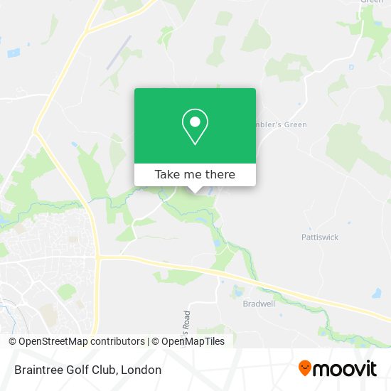 Braintree Golf Club map