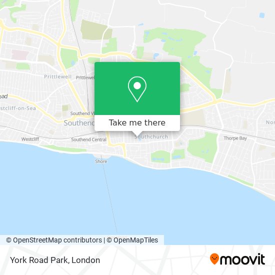 York Road Park map
