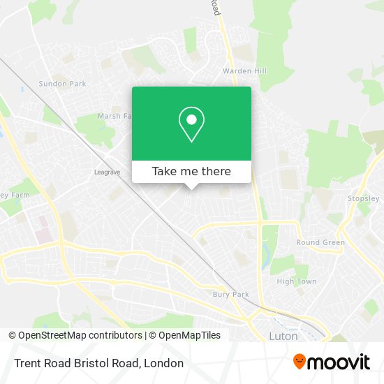 Trent Road Bristol Road map