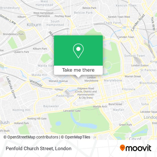 Penfold Church Street map