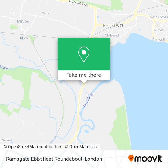Ramsgate Ebbsfleet Roundabout map