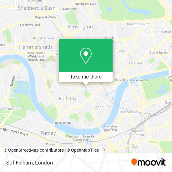 Sof Fulham map