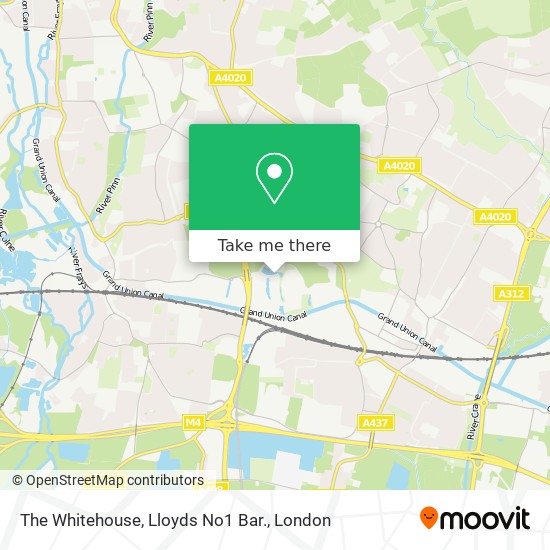 The Whitehouse, Lloyds No1 Bar. map