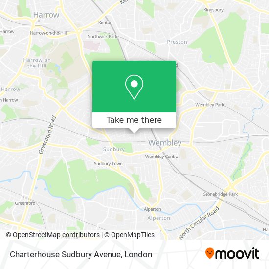 Charterhouse Sudbury Avenue map