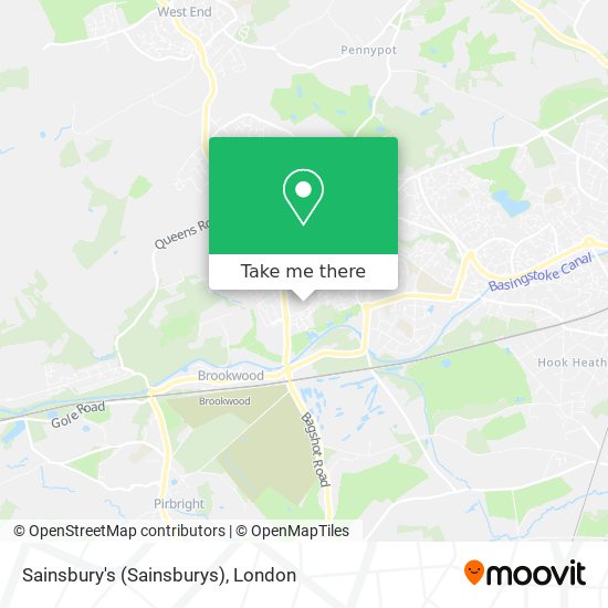 Sainsbury's (Sainsburys) map