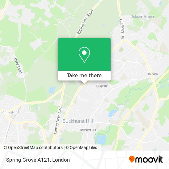 Spring Grove A121 map