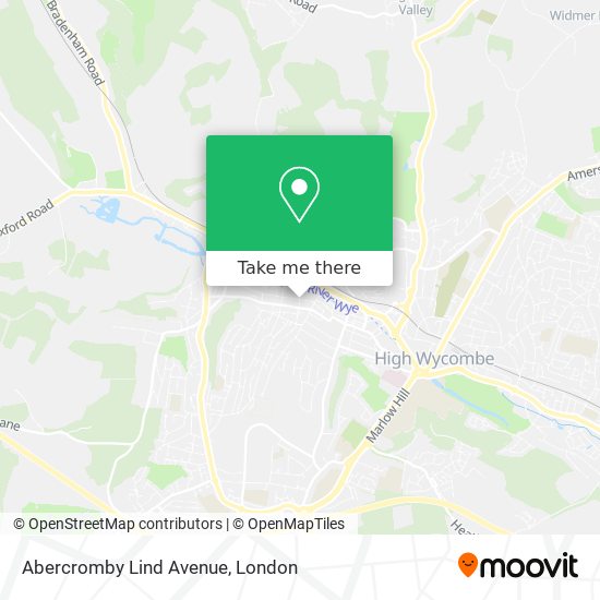 Abercromby Lind Avenue map