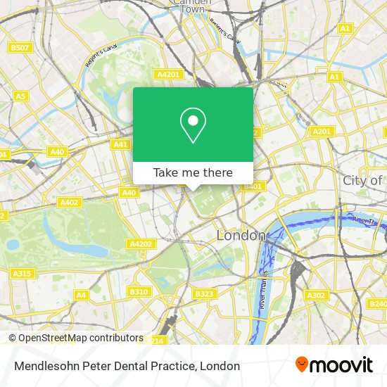 Mendlesohn Peter Dental Practice map