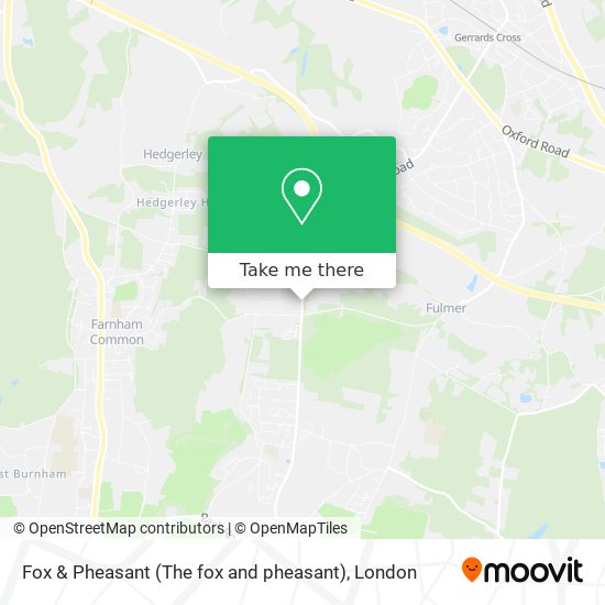 Fox & Pheasant (The fox and pheasant) map