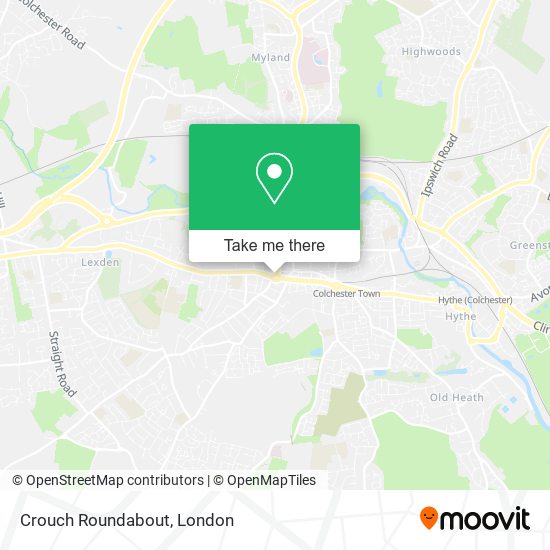 Crouch Roundabout map