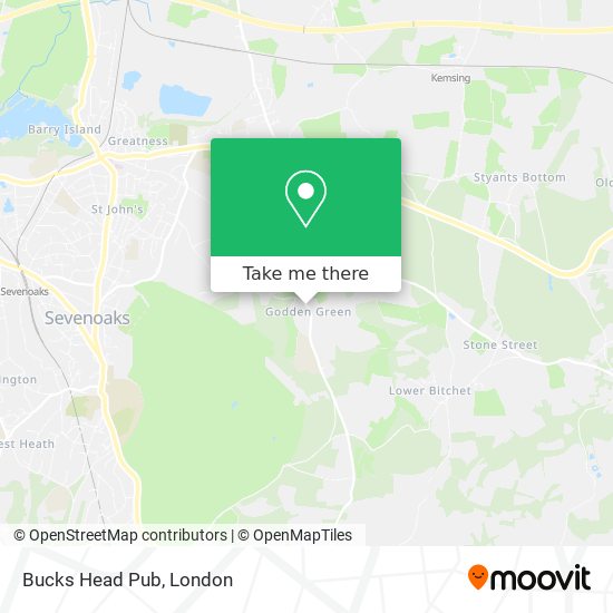 Bucks Head Pub map