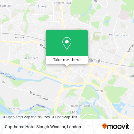 Copthorne Hotel Slough-Windsor map