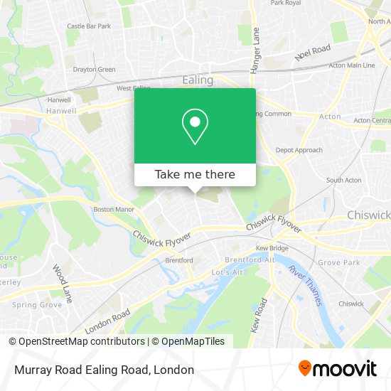 Murray Road Ealing Road map