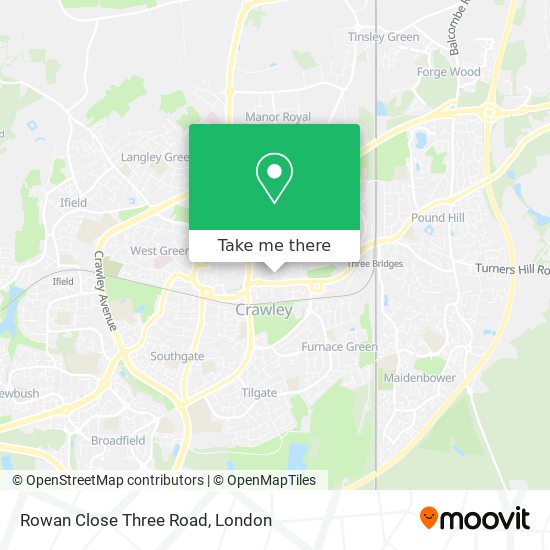Rowan Close Three Road map