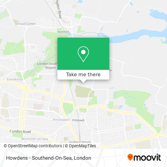 Howdens - Southend-On-Sea map