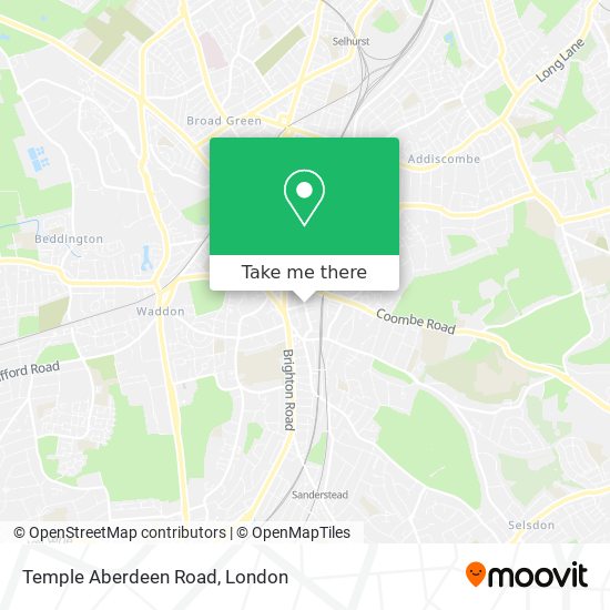 Temple Aberdeen Road map