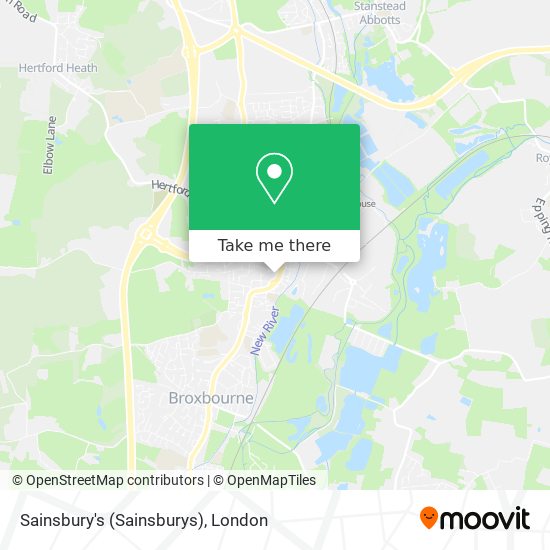 Sainsbury's (Sainsburys) map