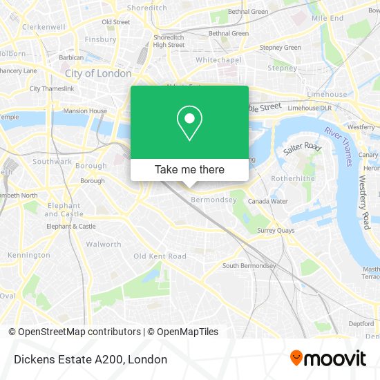 Dickens Estate A200 map