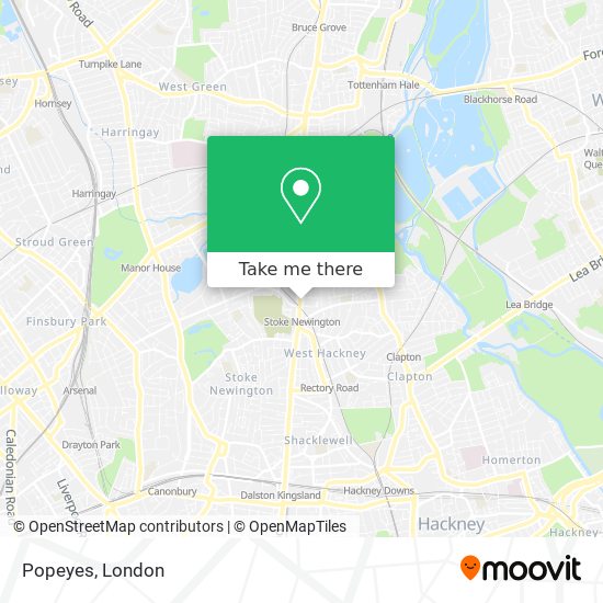 Popeyes map