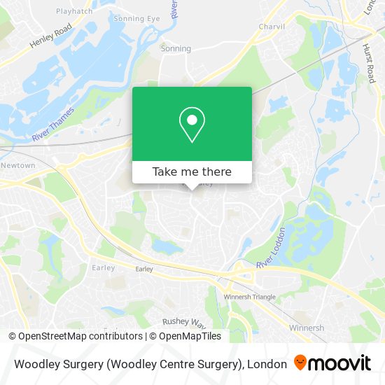 Woodley Surgery (Woodley Centre Surgery) map