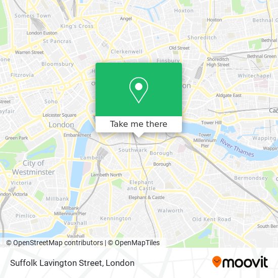 Suffolk Lavington Street map