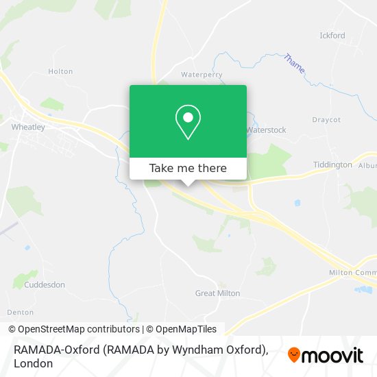 RAMADA-Oxford (RAMADA by Wyndham Oxford) map