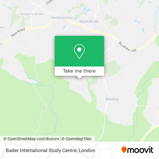 Bader International Study Centre map