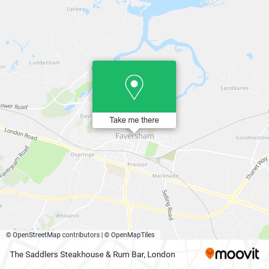 The Saddlers Steakhouse & Rum Bar map
