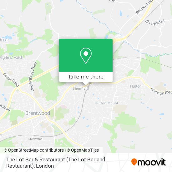 The Lot Bar & Restaurant map