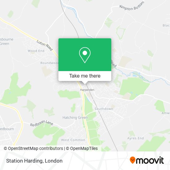 Station Harding map