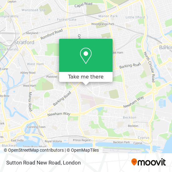 Sutton Road New Road map