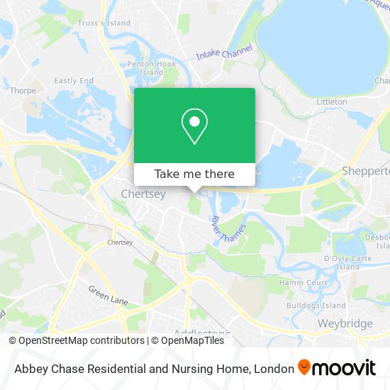 Abbey Chase Residential and Nursing Home map