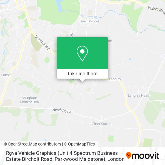 Rgva Vehicle Graphics (Unit 4 Spectrum Business Estate Bircholt Road, Parkwood Maidstone) map