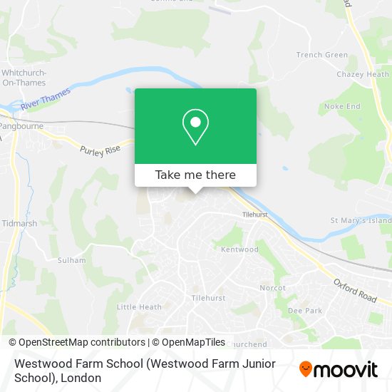 Westwood Farm School map