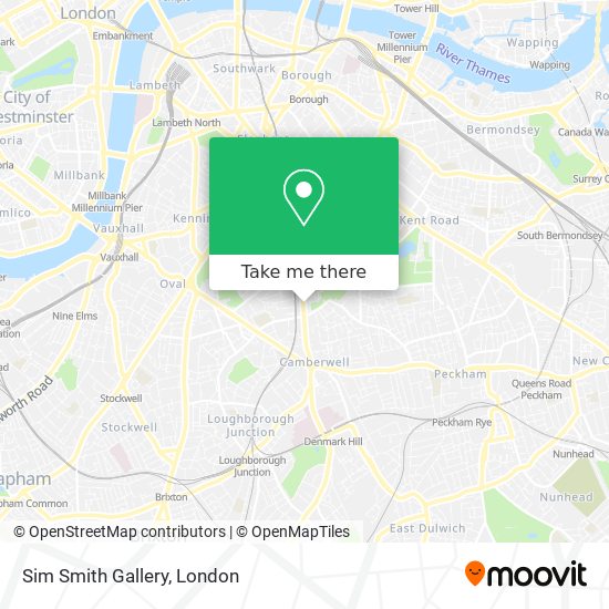 Sim Smith Gallery map