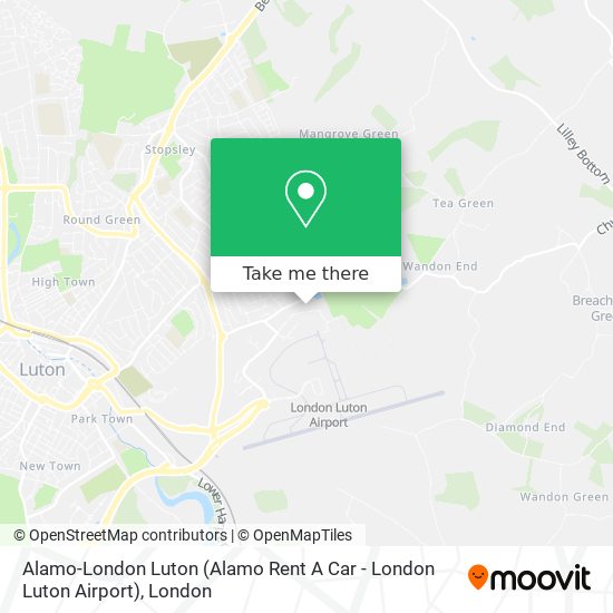 Alamo-London Luton (Alamo Rent A Car - London Luton Airport) map