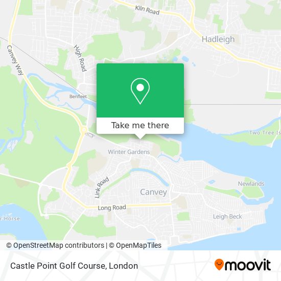 Castle Point Golf Course map