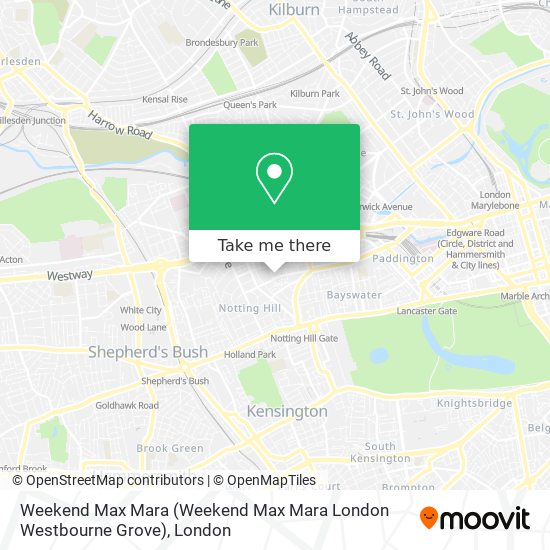 Weekend Max Mara (Weekend Max Mara London Westbourne Grove) map