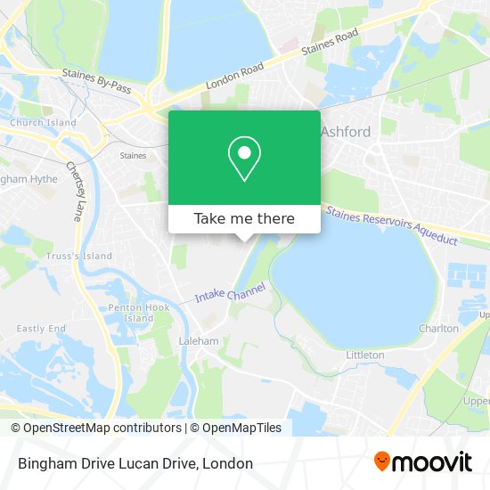 Bingham Drive Lucan Drive map