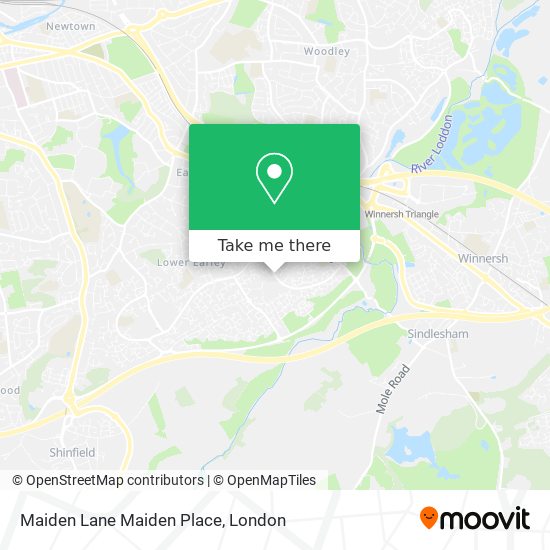 Maiden Lane Maiden Place map