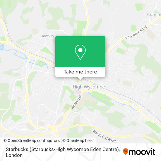 Starbucks (Starbucks-High Wycombe Eden Centre) map