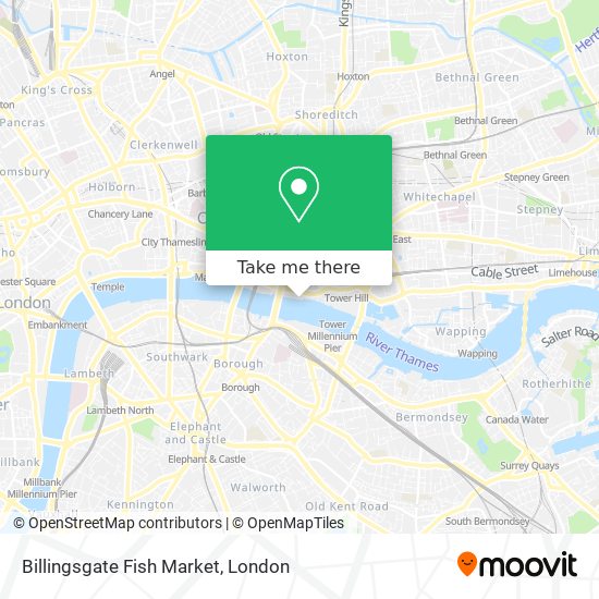 Billingsgate Fish Market map