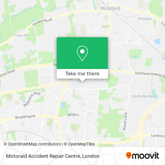 Motoraid Accident Repair Centre map