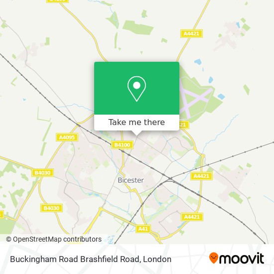 Buckingham Road Brashfield Road map