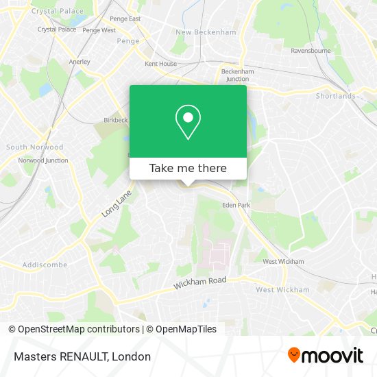Masters RENAULT map