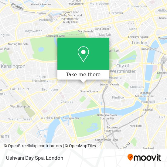 Ushvani Day Spa map