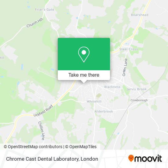 Chrome Cast Dental Laboratory map