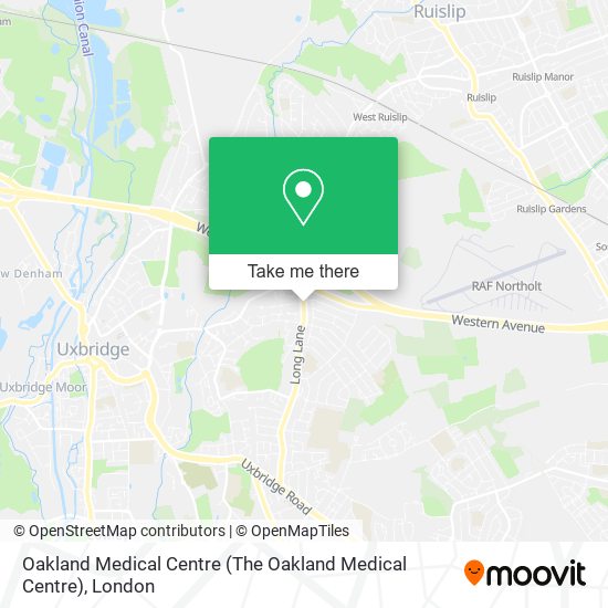 Oakland Medical Centre map