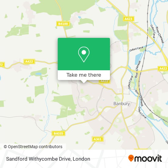 Sandford Withycombe Drive map