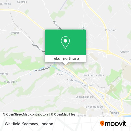 Whitfield Kearsney map